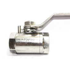 SS Ball Valve Round Solid Body Heavy Duty Stainless Steel 316